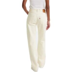 LEVI’S 501 ’90s Straight Jeans – Size 29, Ecru/Cream, Mid-Rise Loose Fit, EUC